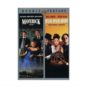 NWT Warner Bros Double Feature DVD Set: Maverick & Wild Wild West